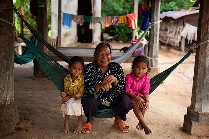 Visiting a traditional Khmer family home